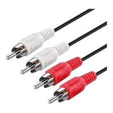 Cable De Audio 2x2 Rca 3mts Macrotel ----generico----