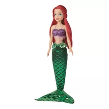 Ariel Princesa Disney Pequena Sereia Original 51cm Babybrink
