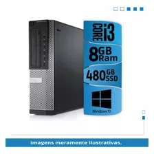 Cpu Dell 7010 Core I3 8gb Ram Ssd 480gb Win10 Pro