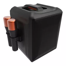 Suporte Mic Duplo Compatível Microfone Jbl Partybox Encore Cor Preto