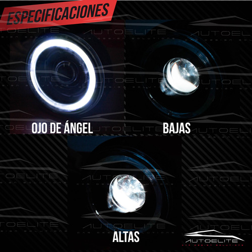 Faros Led Mercedes Benz Clase G Drl Ojo De Angel 1986-2005 Foto 6