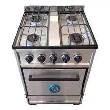 Cocina Industrial 4 Hornallas Acero Inoxidable