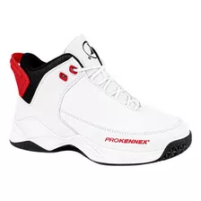 Tenis Deportivo Basketball Prokennex 2339 Blanco Para Niño