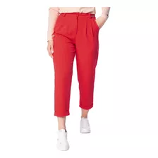 Calça Feminina Biamar Alfaiataria Vermelho