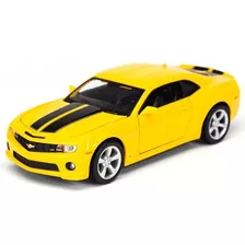  Carro Miniatura Chevrolet Camaro Ss Rs 1:24 Amarelo Maisto