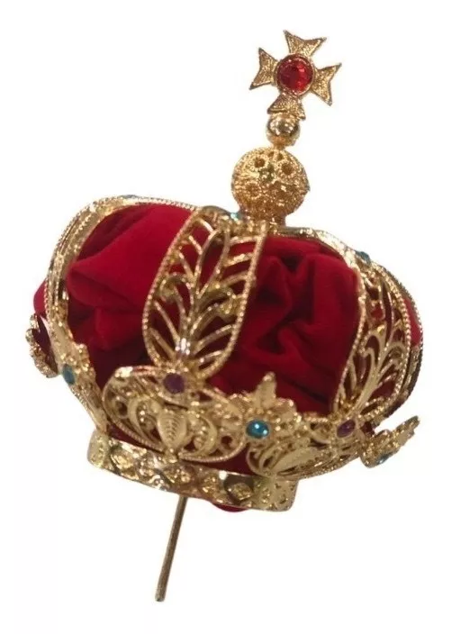 Coroa Folheada - Nossa Senhora De Fátima 55cm