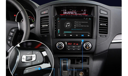Radio Mitsubishi Pajero 2008+ips 2+32g Carplay Android Auto Foto 4