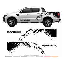 Kit Adhesivos Calcos Laterales Ford Ranger 2012/19 128