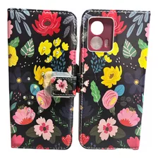 Flip Cover Billetera Diseño Motorola Moto G53+mica Vidrio