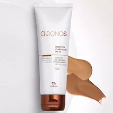 Natura - Chronos Protetor Clareador Fps 70 Médio Escuro 50ml