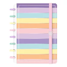 Caderno De Disco Inteligente Iscool P Colors Sweet Listras