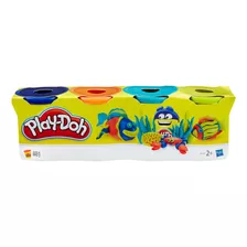 Massa De Modelar Play-doh Com 4 Potes Sortidos