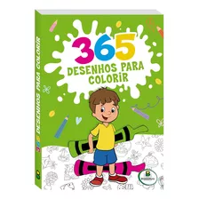 Livro 365 Desenhos Para Colorir (verde)