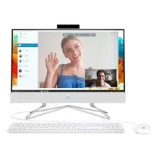 Computadora Hp All In One Blanca Celeron 8gb Ram 1tb 21 Pul