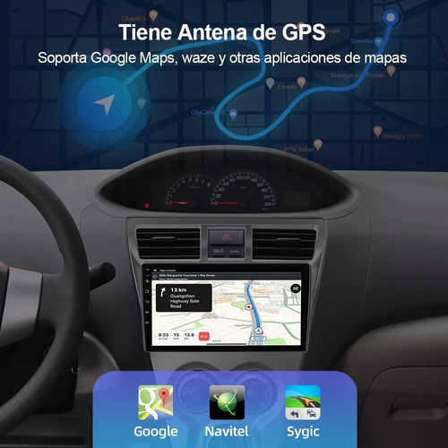 Toyota Yaris 08-15 Carplay Android Auto Touch Radio Bluetoot Foto 6