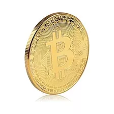 Bitcoin Moneda Fisica Que Brilla Como El Oro 15gr Decorativa