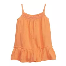 Vestido Bebé Gap Textura Baby Girl Naranja