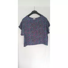 Blusa De Seda Estampada Complot T S/38