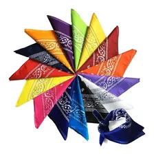 Bandanas/pañuelos:más De 20 Colores Disponibles!