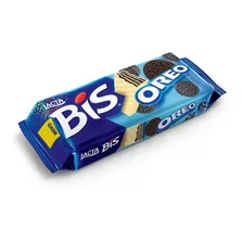 Wafer Oreo Cobertura Chocolate Branco Lacta Bis Pacote 100,8g