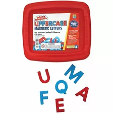 Educational Insights Uppercase Alphamagnets, Red And Blue, 4