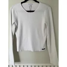 Blusa Calvin Klein Tricot Tamanho Gg 100%original Ver Cores