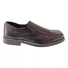 Sapato Masculino Em Couro Clássico Sem Cadarço Abc - 510