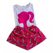 Pijama Corto Barbie Short + Remera