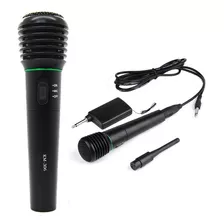 Microfono Inhalambrico Y Alambrico Pro 2 En 1 Karaoke Multip