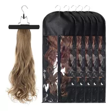 Paquete De 5 Extensiones De Cabello Extralargas Con Bolsa De