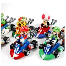 Mario Kart Carros Super Mario Bros Figura Carrito Colección