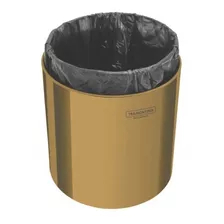 Lixeira Tramontina Útil Em Aço Inox Scotch Brite Gold 5l