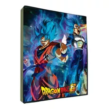 Fichário Álbum Figurinhas Dragon Ball Super Goku + 10 Folhas