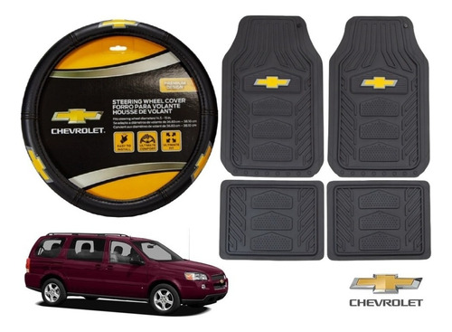 Tapetes 4pz Chevrolet + Cubrevolante Uplander 2005 A 2009