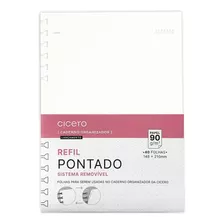 Refil Caderno Organizador Cicero Offset Pólen A5 90g - 40fls