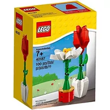Set Juguete De Construcción Lego Exposición De Flores 40187