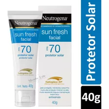 Protetor Solar Neutrogena Sun Fresh Facial Fps70