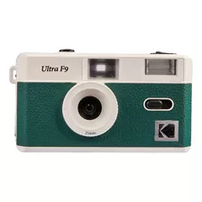 Cámara Verde Kodak F9 Vintage Retro Ultra De 35 Mm Con Pelíc