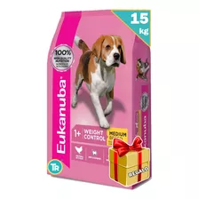 Ración Perro Eukanuba Ctrl Peso Raza Med + Obseq Y E. Gratis