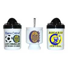 Set: Mate + Yerbera + Azucarera - Rosario Central