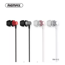 Audifonos Heavy Bass Microfono Economicos Remax Rmc-512 Color Rojo