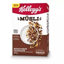 Kit 6 Cereal Kellogg's Musli Chocolate 270g