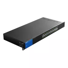 Switch Lgs124 Gigabit Ethernet (10/100/1000) 1u Negro