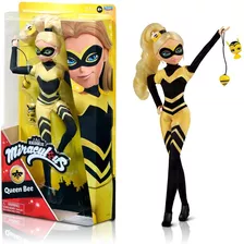 Boneca Queen Bee 27cm- Miraculous Ladybug &friends Importada