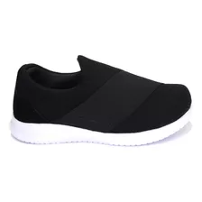 Zapatillas De Mujer Urbanas Con Elastico De Tela (cj/630)