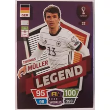 #22 Thomas Müller Legend Carta Adrenalyn Mundial Qatar 2022