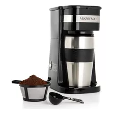 Cafetera Mixpresso De Una Sola Taza Y Taza De Viaje De 14 Oz