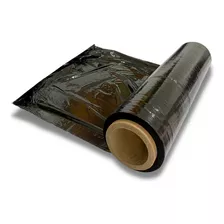 Bobina Filme Rolo Stretch Plastico Preto 500x25 - 3kg