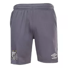 Bermuda Santos Fc 2022 Treino Cinza Umbro Original