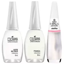 Esmalte Colorama Leite De Coco E França + Impala Sonho